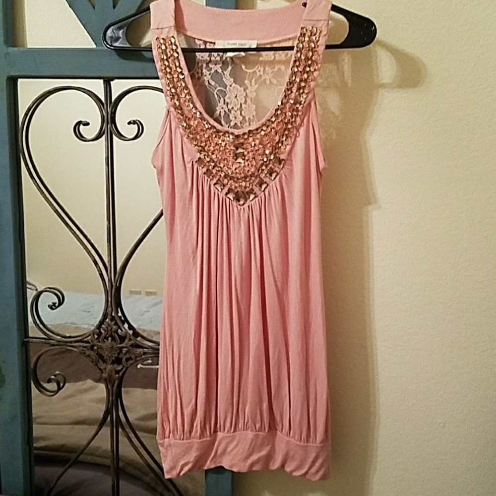 Blush pink tank